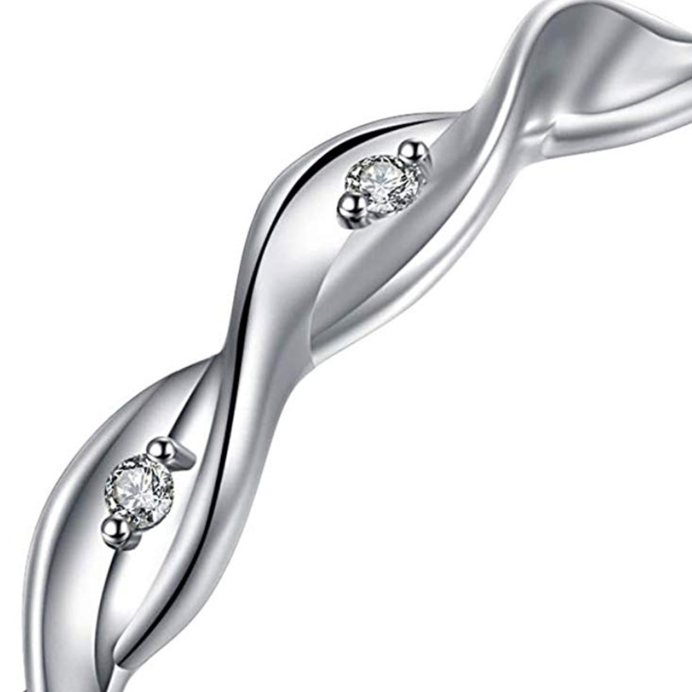 Infinity Love Sterling Silver Ring - image 4